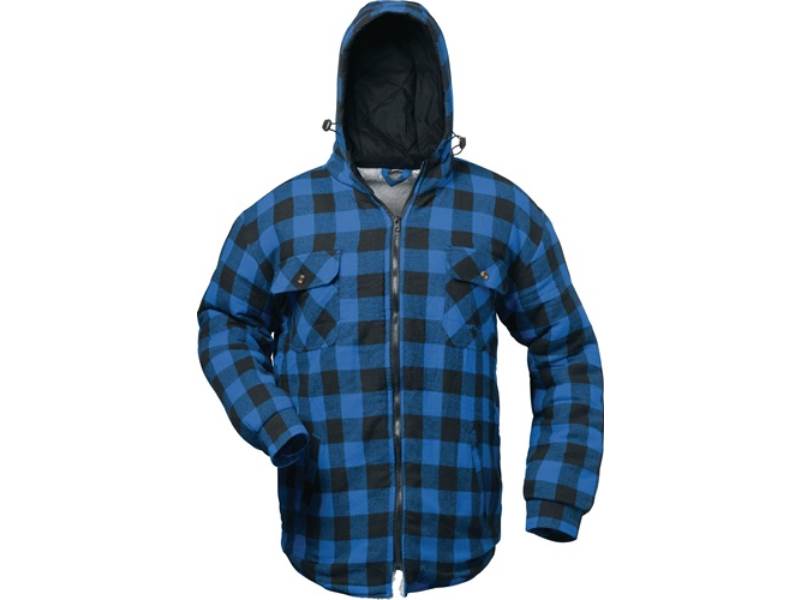 CRAFTLAND 1767-4 Thermohemd Alberta Größe XXL blau/schwarz kariert