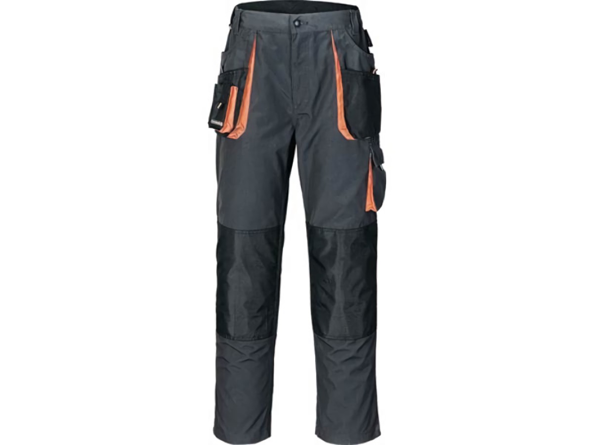 TERRATREND 3230-FB.-6310 Herrenhose  Größe 46 dunkelgrau/schwarz/orange