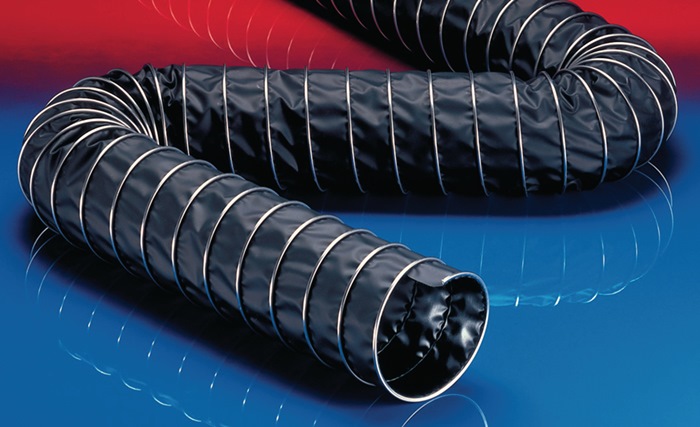 NORRES 45000380000-3 Absaug- und Gebläseschlauch CP HYP 450 38 mm 50,00 mm 3 m  Klemmprofilschlauch, (bis +170°C)· flexibler Schlauch für heiße und kalte Gase und für Stäube, Pulver, Fasern· Saugschlauch + Druckschlauch· Ø bis 1000 mm· -40 °C bis +170 °CL