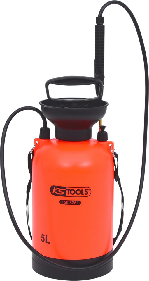 KS Tools 150.8261 Druckpump-Zerstäuber mit Trageriemen, 5L
