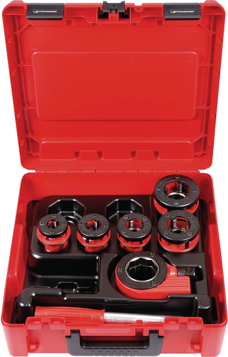 ROTHENBERGER 070790X Schneidkluppen-Set SUPER CUT 3/8, 1/2, 3/4, 1, 1 1/4 ''