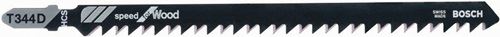 BOSCH 2608637944 Stichsägeblatt T 344 D Gesamtlänge 152 mm Zahnteilung 4 mm HCS
