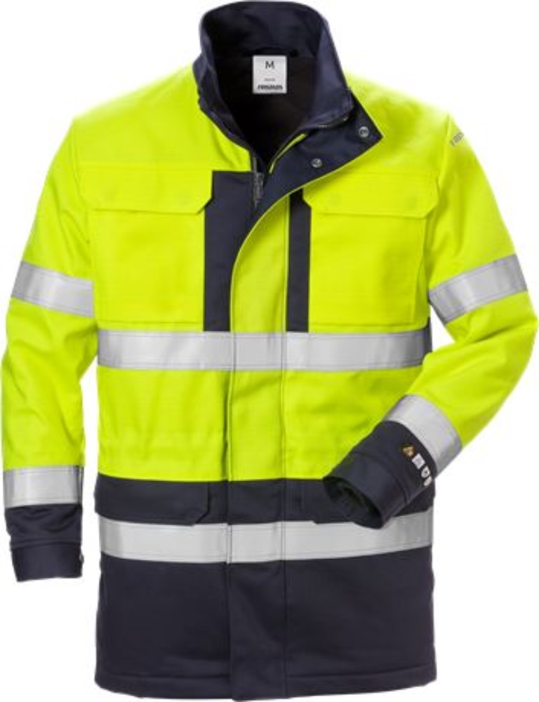 Fristads 125947-171-S Flame High-Vis Winterparka Kl. 3 4589 FLAM S Warnschutz-Ge