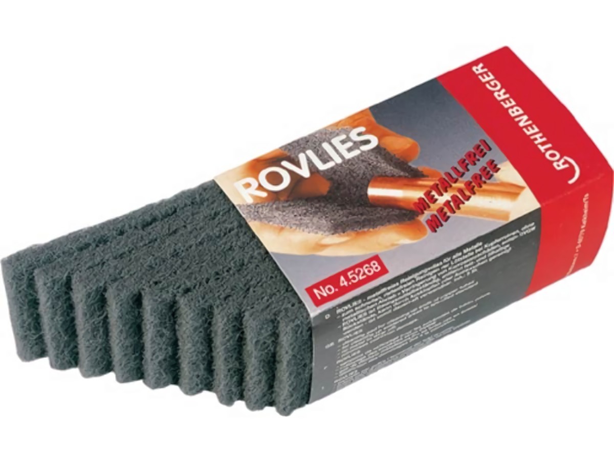 ROTHENBERGER 45268 Reinigungsvlies ROVLIES grau Länge 130 mm Breite 60 mm