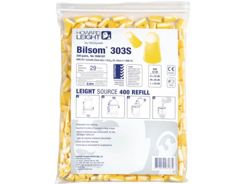 HONEYWELL HOWARD LEIGHT 1006187 Gehörschutzstöpsel Bilsom 303S EN 352-2 SNR 32 d