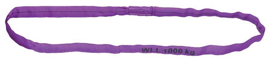 RUNDSCHLINGE, WLL 3000  kgNorm: EN 1495-2Material: Polyester, Einfachmantel  SF: 7 : 1  Länge: 2 mUmfang: 4 mFarbe: Gelb hohe Tragfertigkeit bei geringem Eigengewichtsehr flexibles MaterialVerwendu