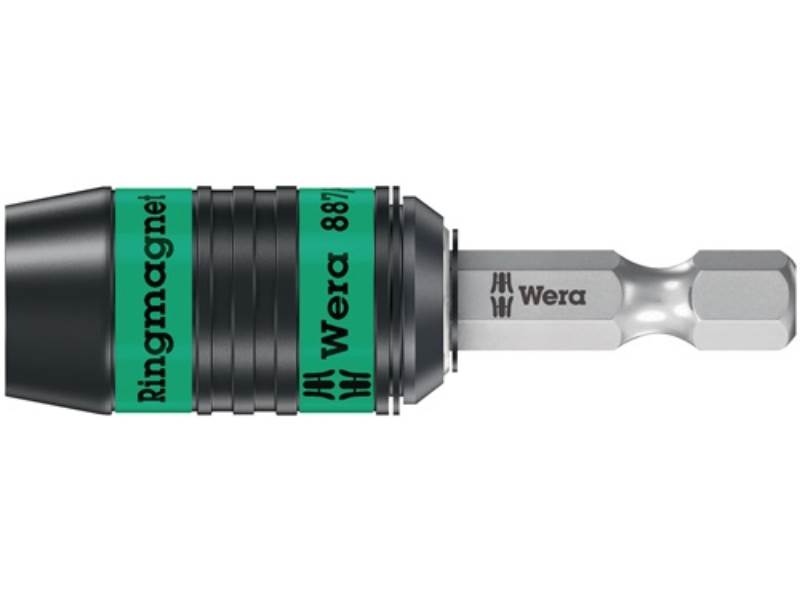 WERA 5052490001 Bithalter 887/4 RR Rapidaptor 1/4 Zoll F 6,3  1/4 Zoll C 6,3 + E