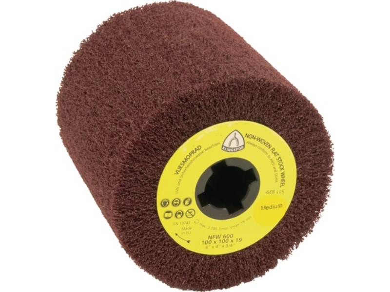 KLINGSPOR 258895 Vliesrad NCW 600 grob D.100xB100mm 19 mm