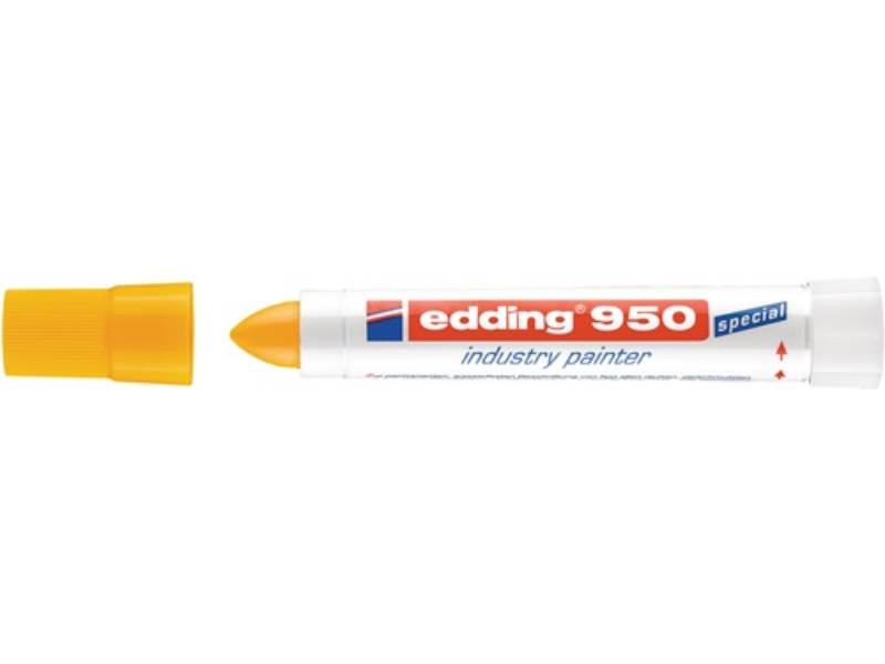 EDDING 4-950005 Pastenmarker 950 gelb Strichbreite 10 mm Rundspitze