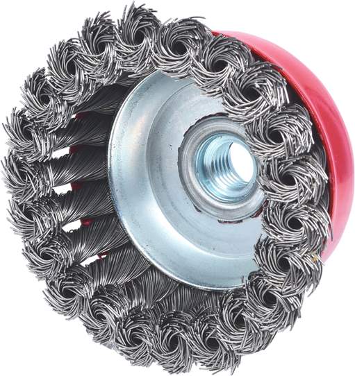 KS Tools 340.0024 Stahldrahttopfbürste 0,5mm, Ø 90mm