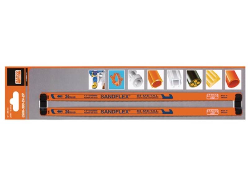 BAHCO 3906-300-24-2P Metallsägeblatt Sandflex® Länge 300 mm Zähne per Zoll 24 1-