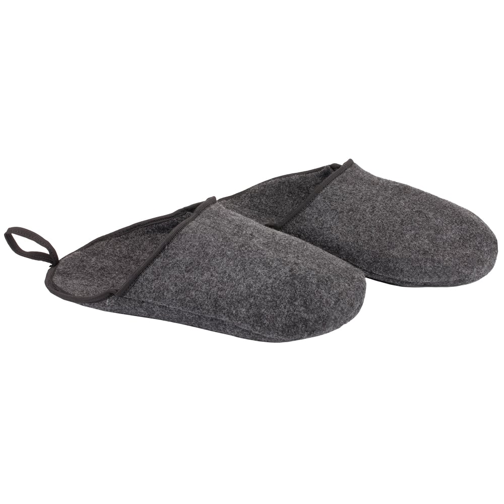 Gr .36-40 (M) *LUDWIG* FILZ-ÜBERSCHUHE grau *LUDWIG* Felt over-slippers