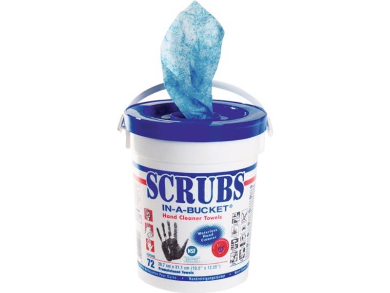 SCRUBS 042272 Handreinigungstuch Scrubs ohne Einsatz von Wasser 72 St.