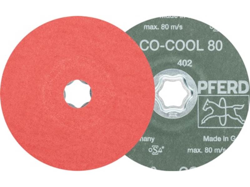 PFERD TOOLS 64193108 Fiberscheibe COMBICLICK CO-COOL Ø 125 mm Körnung 80 INOX /