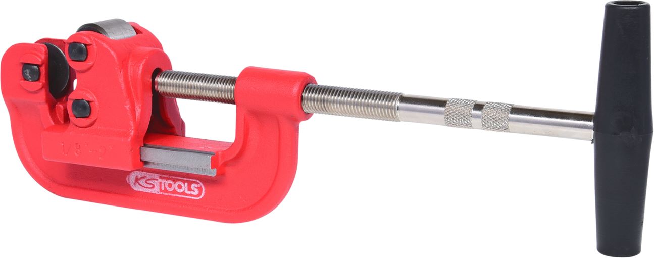 KS Tools 110.1000 Stahl-Rohrabschneider, 1/8''-2''