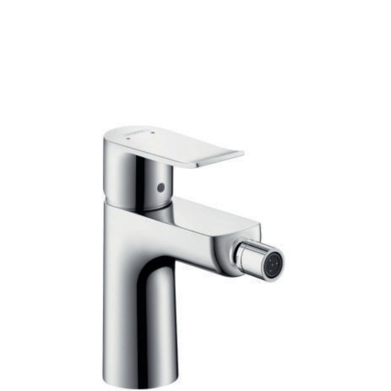 HANSGROHE 31280000 Einhebel-Bidetmischer METRIS chrom DN 15 mit Zugstangen-Ablau