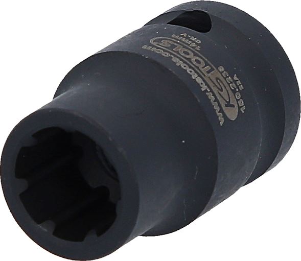 KS-Tools 150.2238 1/2'' Bremssattel-Spezialstecknuss, 7-kant, 14 mm, 50 mm lang