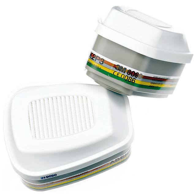 3M 6099 Bajonettfilter A2B2E2K2HgP3R + Formaldehyd (alt: 70-0710-9161-8) f. Ate