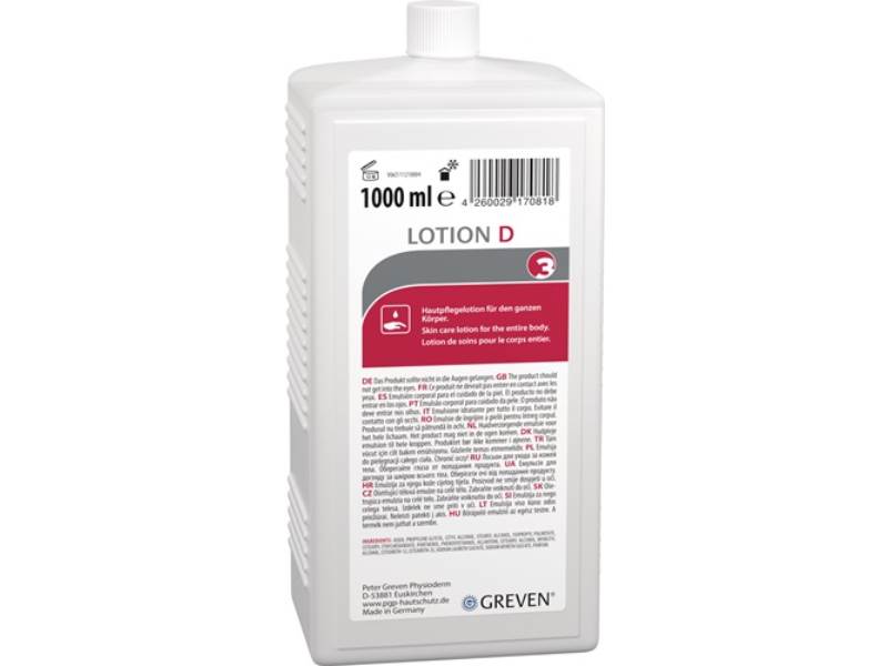 GREVEN 12905001 Hautpflegelotion GREVEN® LOTION D silikonfrei, parfümiert 1 l