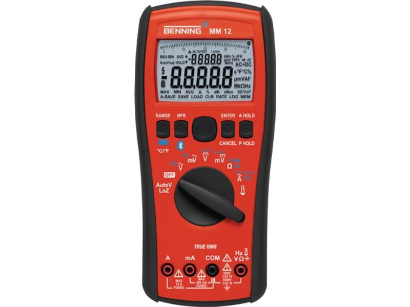BENNING 044088 Multimeter MM 12 0,0001 V-1000 V AC/DC TRUE RMS