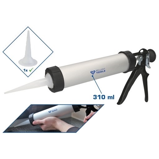 Brilliant Tools  BT094901 Kartuschen-Pistole, 310mmL