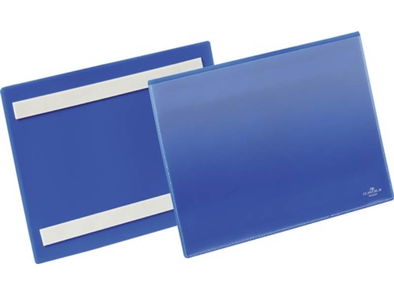 179507 Etikettentasche  B210xH148mm blau selbstklebend