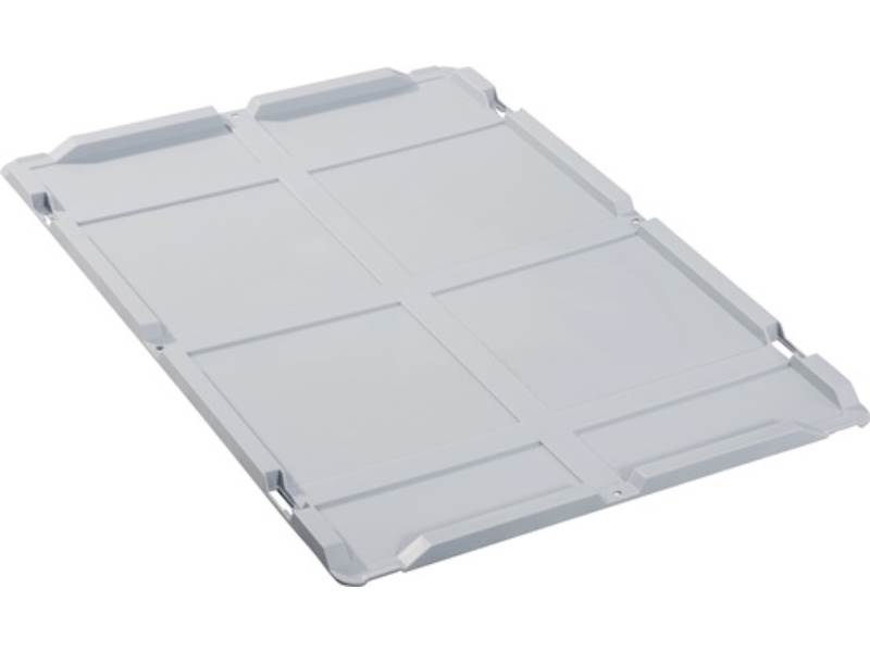 ALLIT 456795 Stülpdeckel  PP L600xB400mm grau für Transportstapelkasten