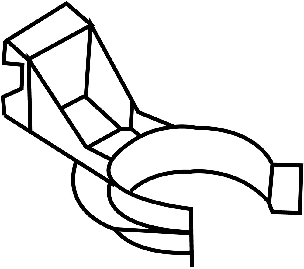 HETTICH 61855 Sockelblendenhalter mit Clip  Kunststoff schwarz ab 70 mm