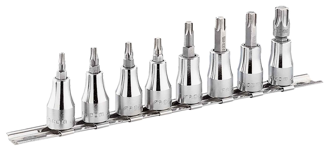 Facom SX.41 Schraubendreheinsaetze 1/2'''' Torx, 8-tl