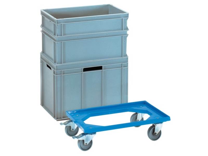 FETRA 13590 Kistenroller  Tragfähigkeit 250 kg Polyamid-Bereifung L605xB405mm AB