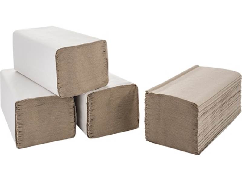 ELOS 200101 Papierhandtücher  1-lagig natur L.ca.230 mmxB.ca.250 mm passend für