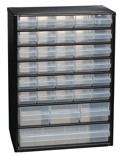 RAACO 132091  CABINET C 34 Kleinteilemagazin  B306xT150xH420mm Stahlblech 34 Sch