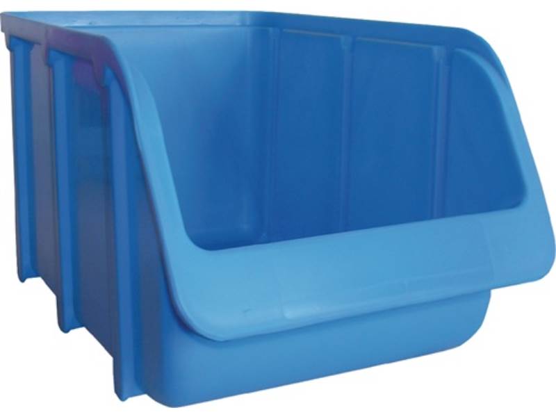 HÜNERSDORFF 673300 Sichtlagerkasten  L240/210xB145xH125mm PP blau stapelbar