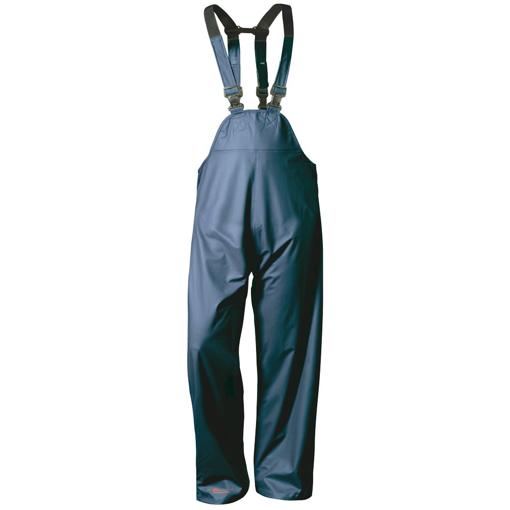 Gr .4XL (70/72) *LAHOLM*  PU-STRETCH-LATZHOSE blau *LAHOLM* PU-BIB PANTS