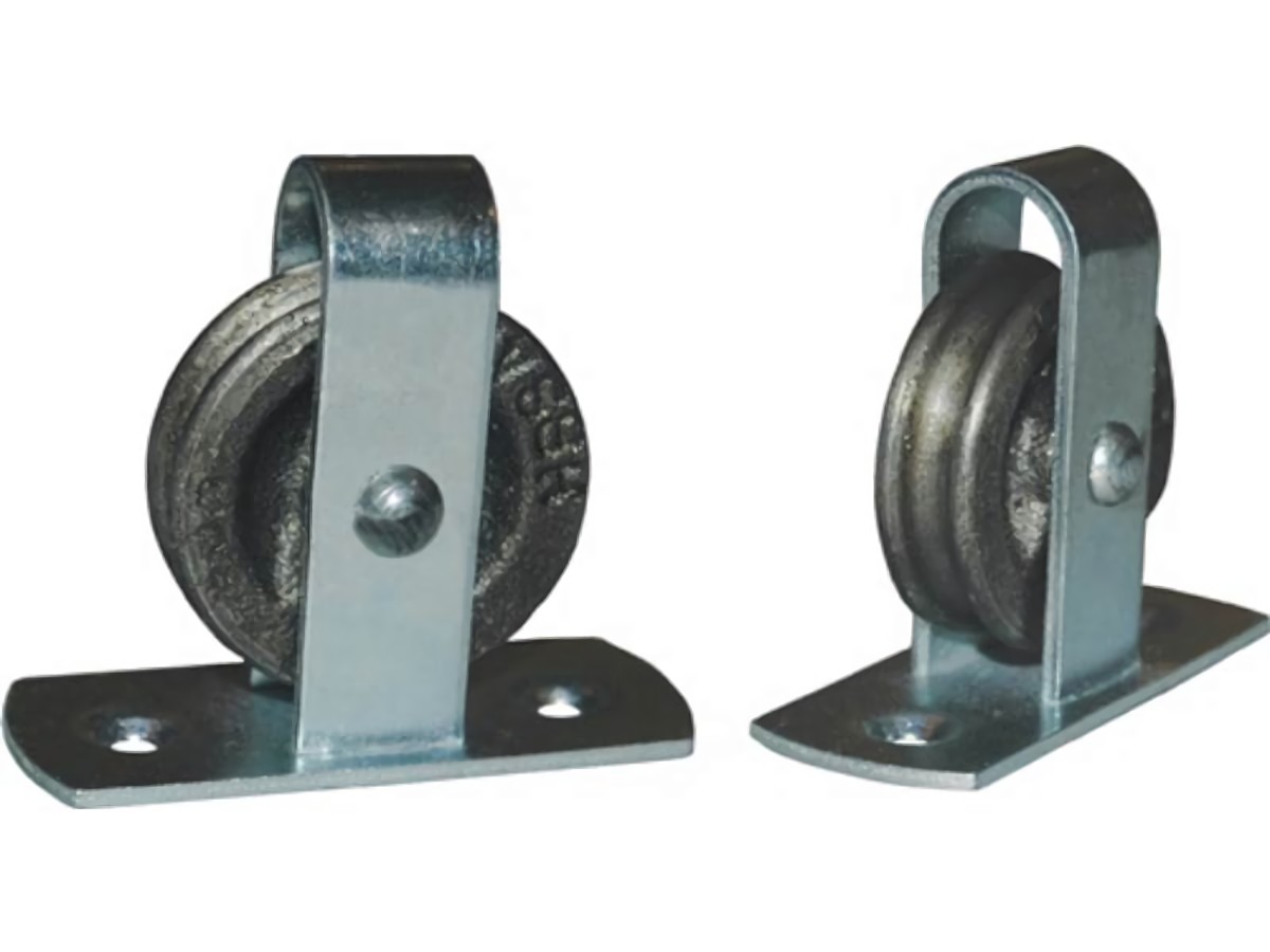 BETZ 63139 Stehrolle 496 Nut 8 mm Grauguss mit Längsplatte und gedrehter Nut