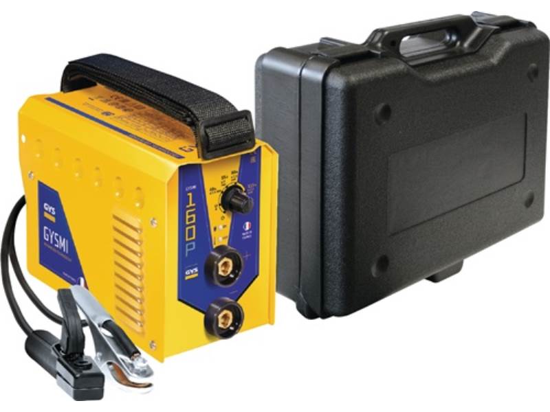 GYS 030077 Elektrodenschweißgerät GYSMI 160P mit Zubehör 10-160 A