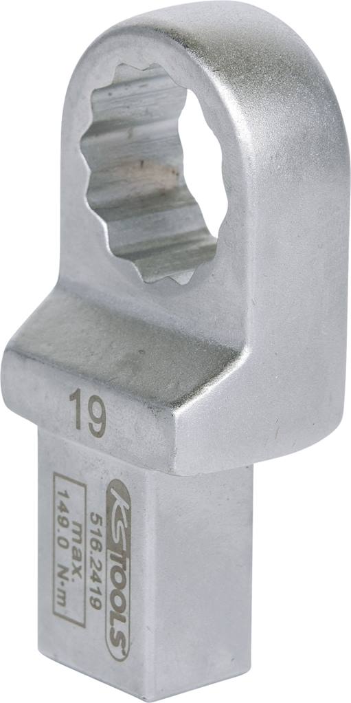 KS Tools 516.2419 14x18mm Einsteck-Ringschlüssel, 19mm