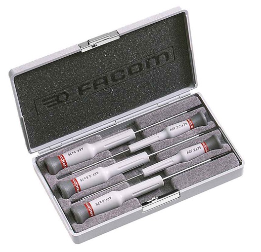 Facom AEF.J2 Handschrauber mit Wechselklingen, 5-tlg