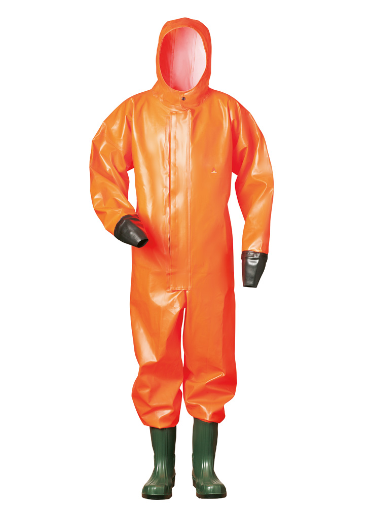 Gr .42 SCHUTZ-ANZUG ORANGE grün OFFSHORE PROTECTIVE SUIT