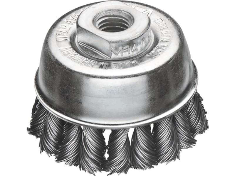 LESSMANN 482217WZ Topfbürste  Ø 65 mm M14 Drahtstärke 0,5 mm Stahl Wechselzopf 1