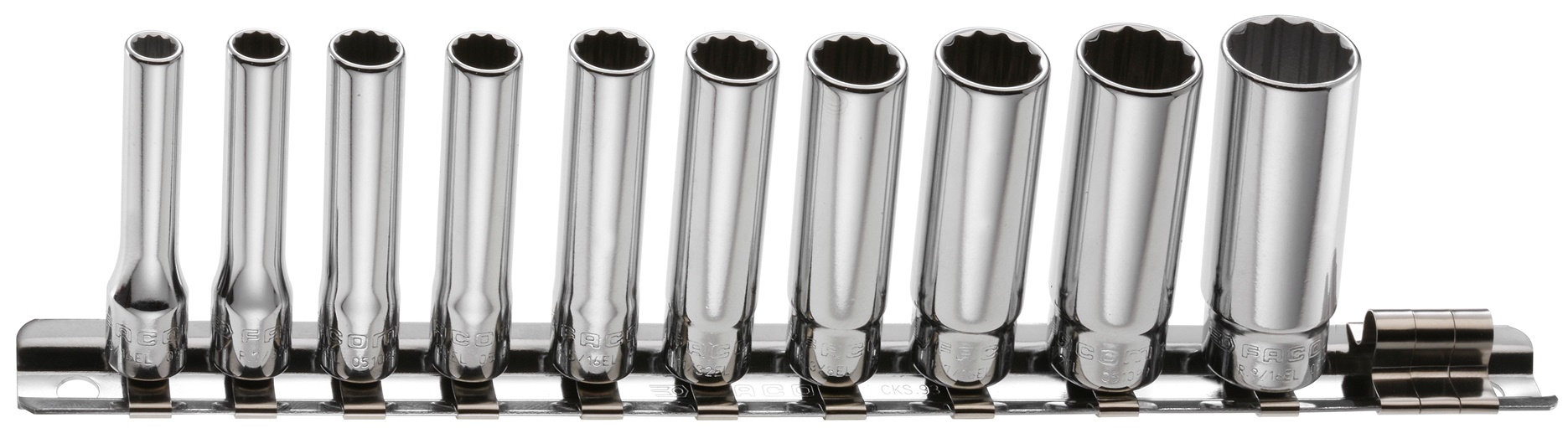 Facom REL.40U Steckschluessel-Set 1/4'''' 12-Kant 11-tl