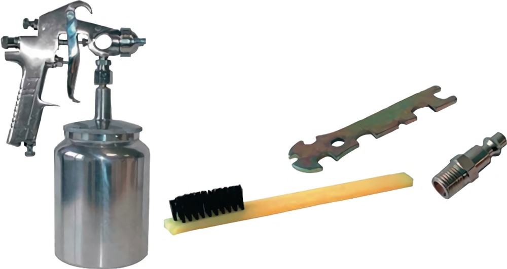 AEROTEC 160123M Druckluftfarbspritzpistole Kit-Line HVLP 1 l 130-200 l/min 2-3 b