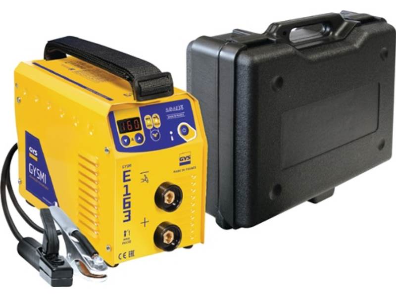 GYS 036635 Elektrodenschweißgerät GYSMI E163 mit Zubehör 10 - 160 A