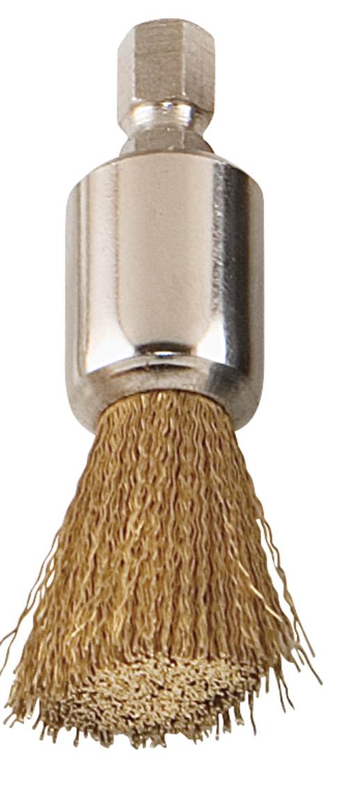 KS Tools 152.1384 Pinselbürste mit gewelltem Messingdraht für 152.1370