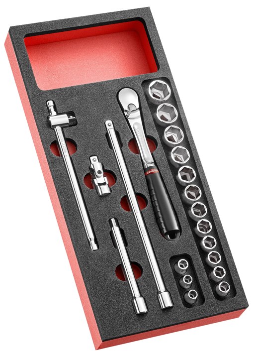Facom MOD.JL161-36 Modul - Steckschluessel 3/8'''', 20-tlg