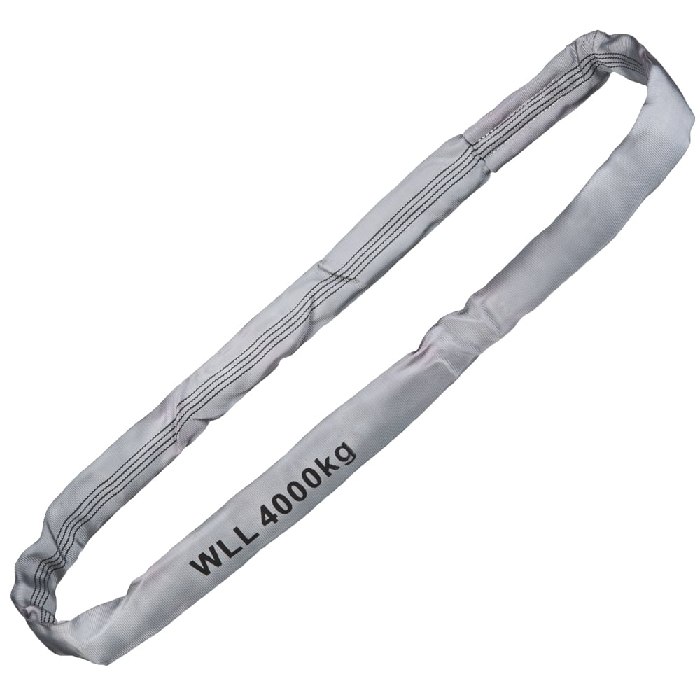 Gr .2 Meter RUNDSCHLINGE, WLL 4000 kg, GRAU grau roundsling, WLL 4000 kg, GREY