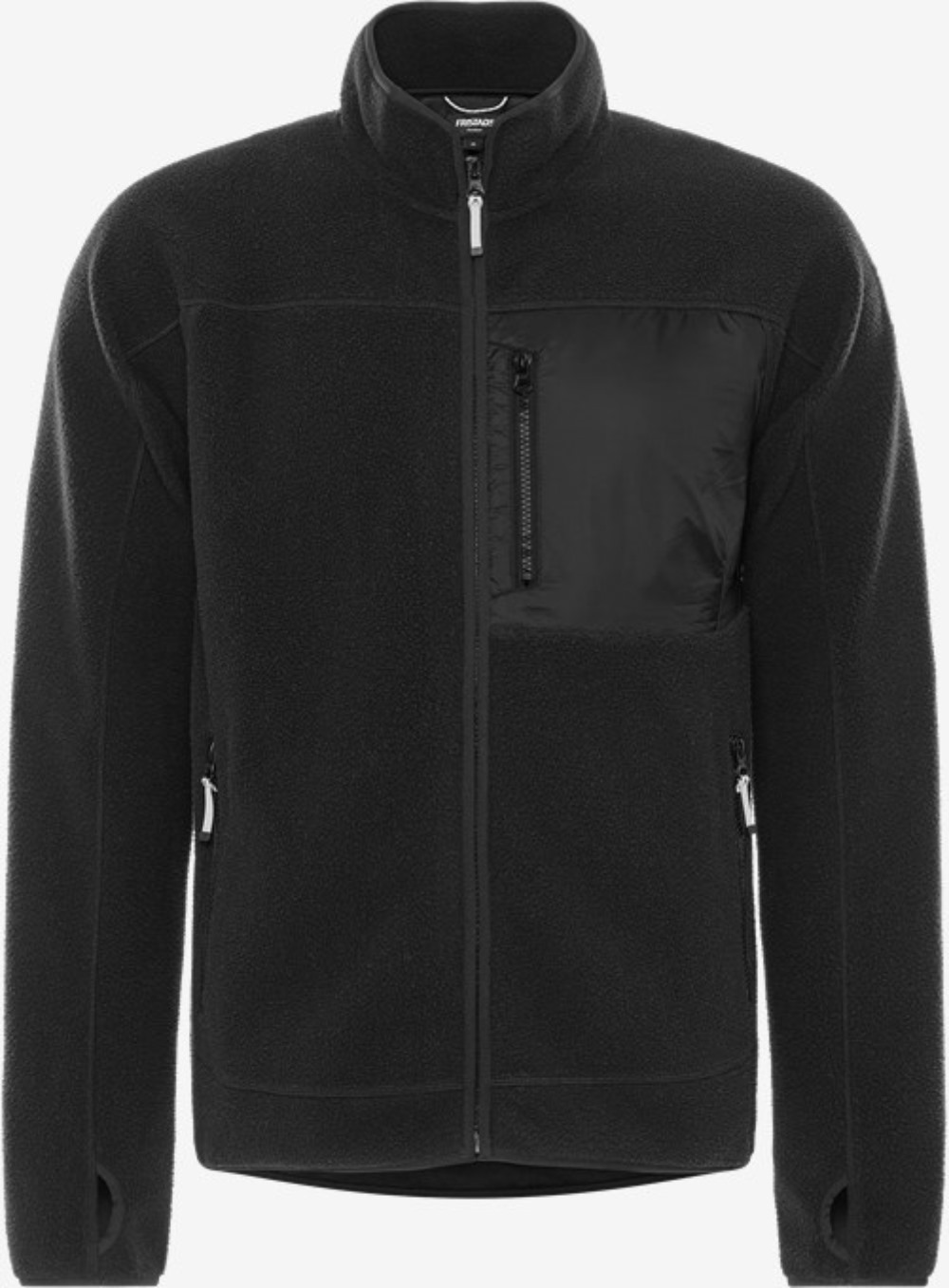 FRISTADS 300524-940 Argon Micro Webpelz-Fleecejacke  Gr.M Schwarz