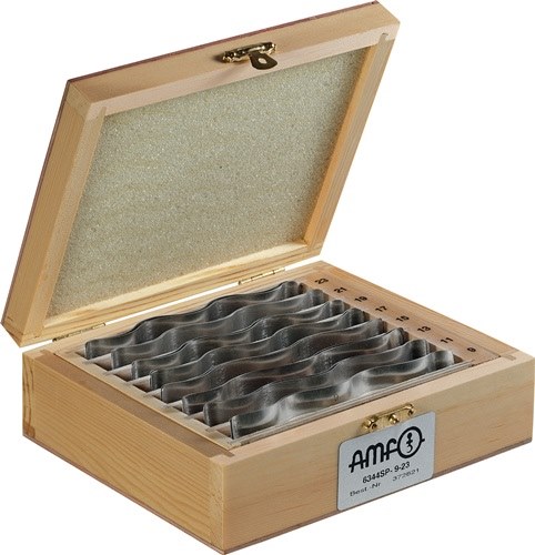 AMF 372839 Parallelunterlagen-Satz Nr. 6344SP Inhalt 8 Paar Größe 25-39 wellenfö
