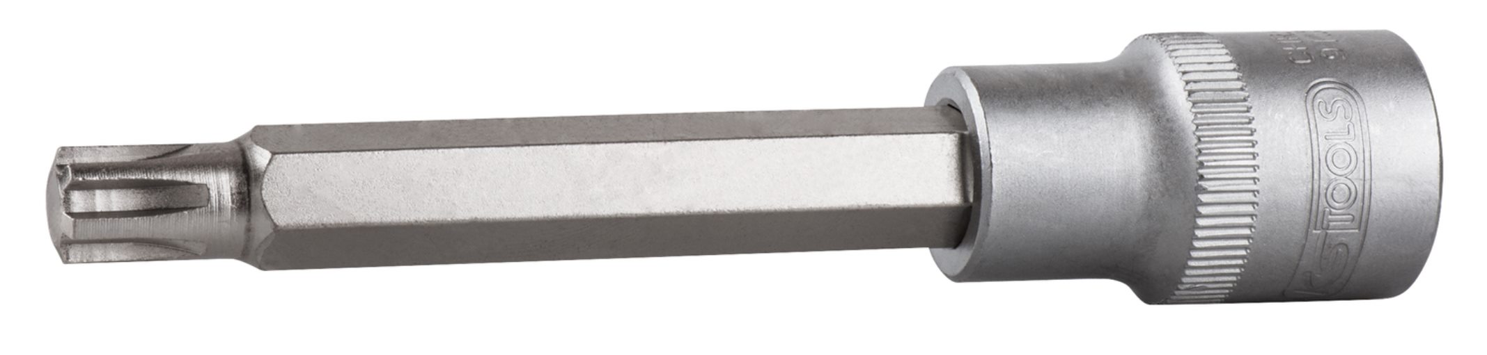 KS Tools 911.1926 1/2'' Bit-Stecknuss für RIBE-Schrauben, M10, 110 mm