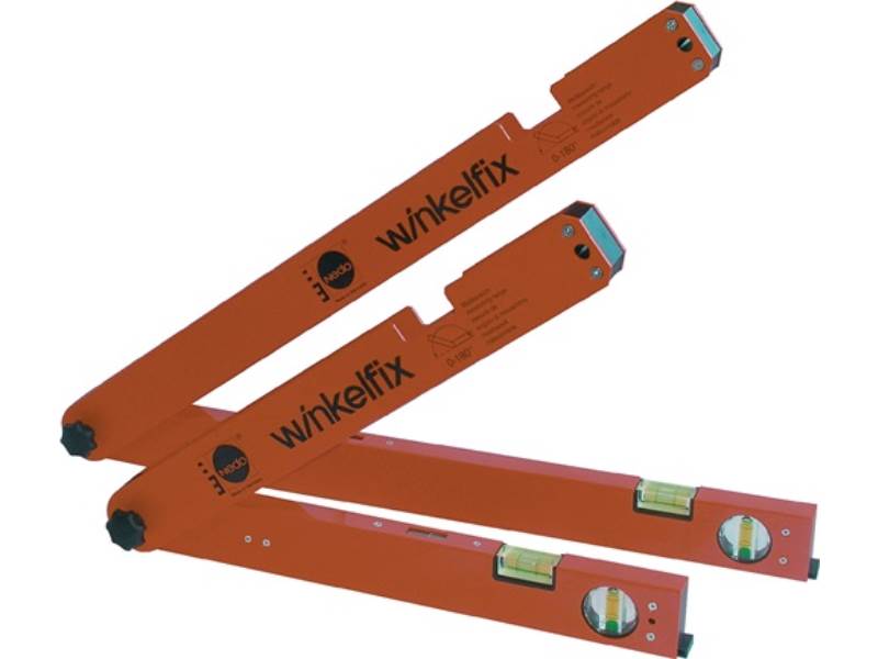 NEDO 500111 Winkelmessgerät Winkelfix Messbereich 0-180 Grad Schenkellänge 60 cm